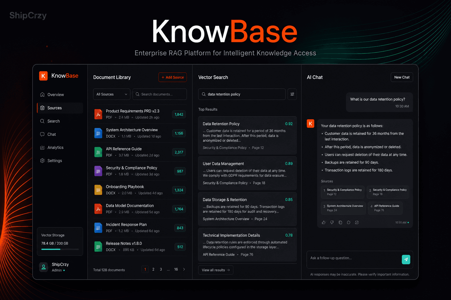 KnowBase product preview
